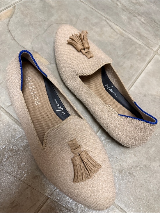 Rothy's Shoes - Rothy's Beige Tassel Loafers Size 6